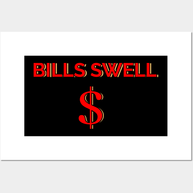 Bills swell Wall Art by SkullRacerShop